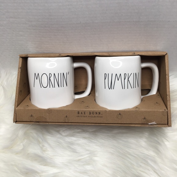 Rae Dunn Other - Rae Dunn Mornin Pumpkin cup ser NWT
